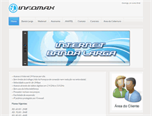 Tablet Screenshot of infomax.net.br